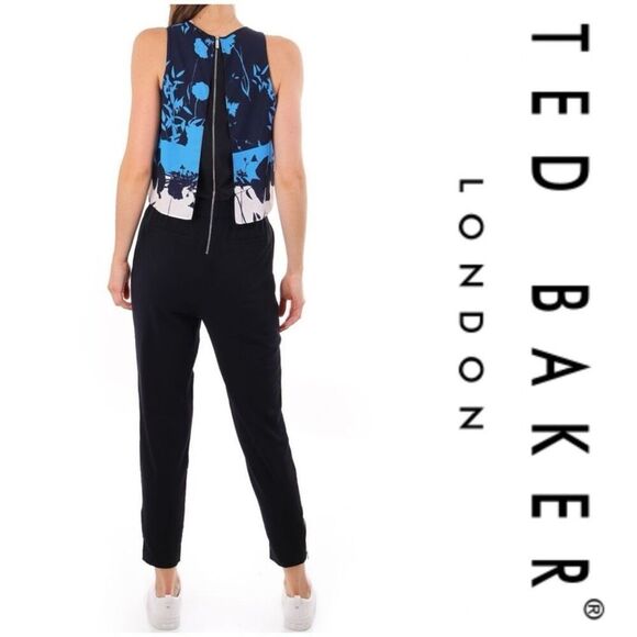 Ted Baker Smarah Bluebell Jumpsuit TB2 US6 NWT - Picture 5 of 9